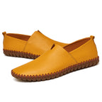 Men's Handmade Gommino Penny Loafers – Lightweight Leather Driving Shoes | Casual Slip-On Flats | 955