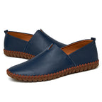 Men's Handmade Gommino Penny Loafers – Lightweight Leather Driving Shoes | Casual Slip-On Flats | 955