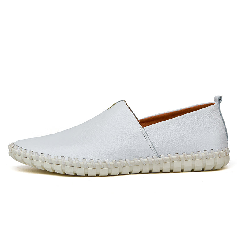 Men's Handmade Gommino Penny Loafers – Lightweight Leather Driving Shoes | Casual Slip-On Flats | 955