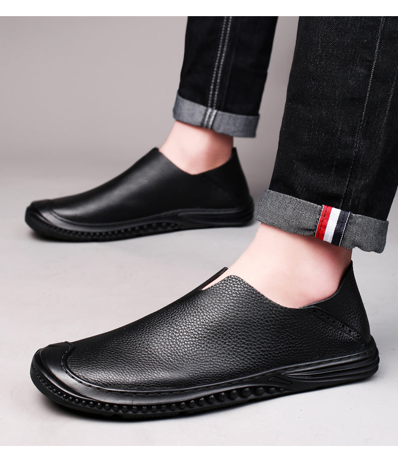 Mocassini da uomo, scarpe casual da passeggio, mocassini slip-on in pelle | 2219 