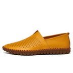 Men’s Genuine Leather Handmade Casual Shoes – Extra Large Sizes 38–50 | Breathable or Solid Upper Options | 955-1