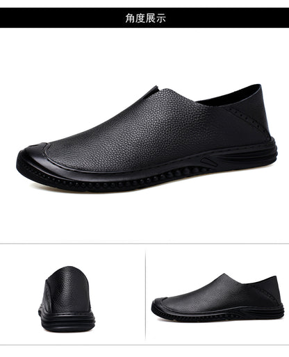 Mocassini da uomo, scarpe casual da passeggio, mocassini slip-on in pelle | 2219 