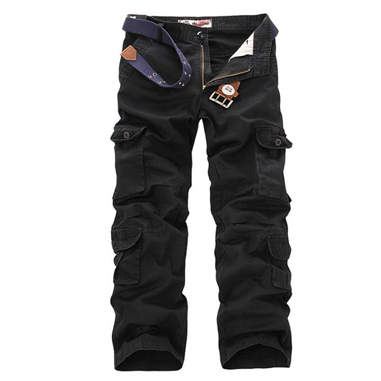 Men Cargo Pants Military Trousers Casual Multi-Pocket Long Pants | 012jb