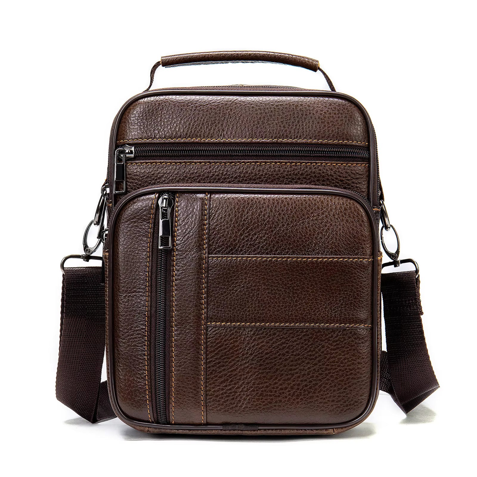Business Leather Men's Shoulder Bag Stylish and Durable Design for Everyday Use | 7457