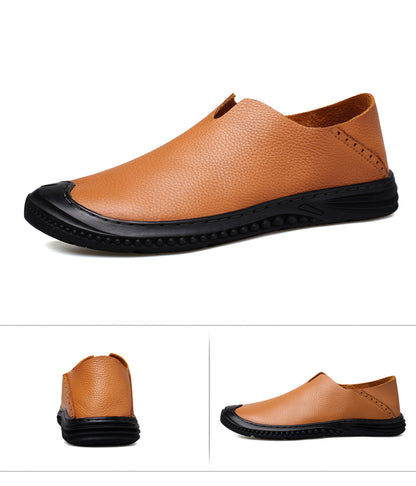 Mocassini da uomo, scarpe casual da passeggio, mocassini slip-on in pelle | 2219 