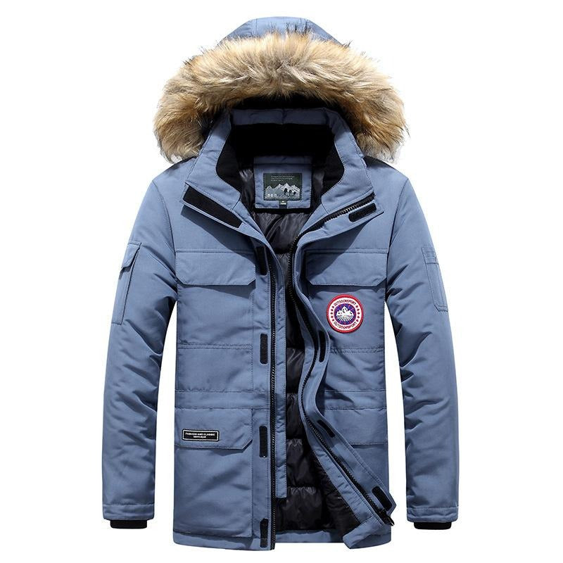 Polyester jacket with hood best sale