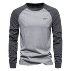 Men's Pullover T-shirts Long Sleeve Round Neck Casual T Shirts | TS2017