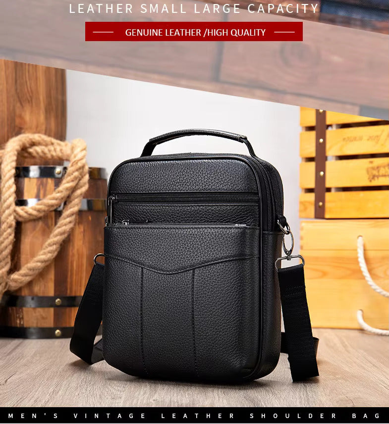 Premium Business Leather Shoulder Bag for Men Stylish & Durable for Work & Travel | 7456