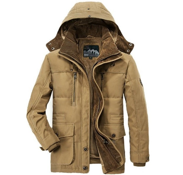 New Winter Thicken Warm Cotton Padded Jackets Hooded Windbreaker Parka Plus Size Coats | 13029