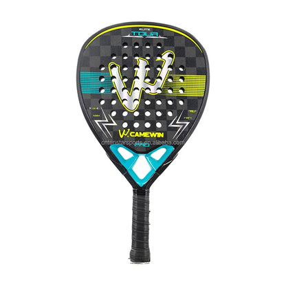 High Quality Diamond-Shaped Full Carbon Fiber Paddle Rackets Advancing Tennis Paddle