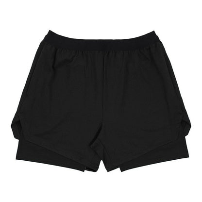 Men Breathable Quick Dry Basketball Shorts High Elastic Workout Shorts Inside Pockets Gym Shorts | DK45