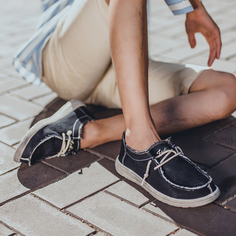 Men’s Breathable Lace-Up Summer Sneakers | Lightweight Low-Top Casual Shoes | 8803