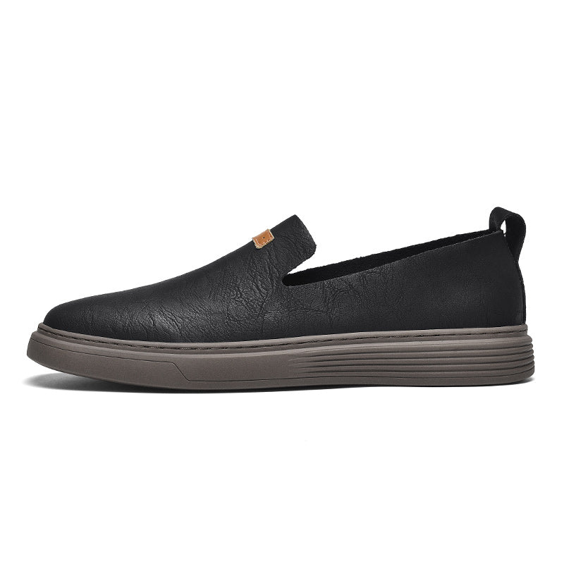 Scarpe da guida in pelle da uomo alla moda Scarpe casual in pelle Mocassini slip-on | 23004 