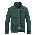 Men Solid Color Zipper Jackets Stand Collar Casual Outwear Tops Coat Jacket | S1268