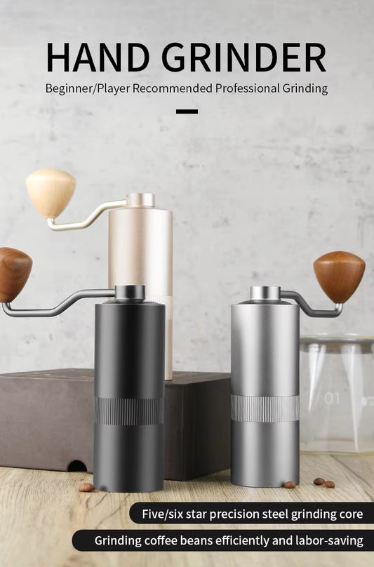 Premium Manual Coffee Grinder – 15g Portable Hand-Crank Burr Mill Gift Set | 15G-NB2024