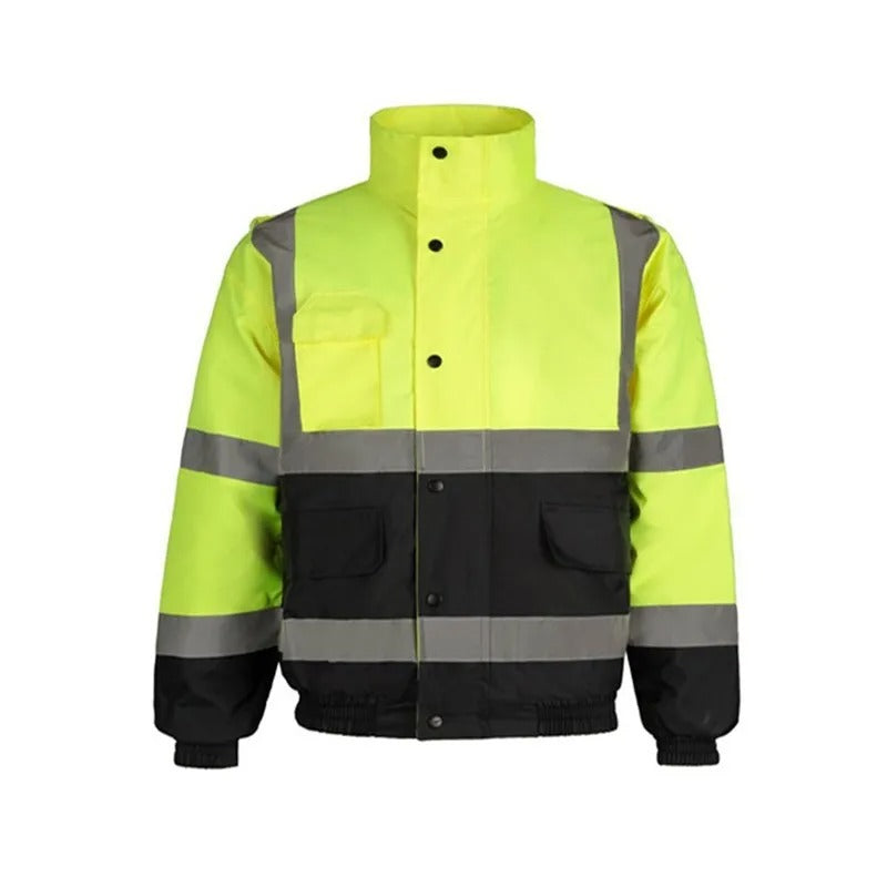 High Visibility Hi-Vis Reflective Safety Fleece Jackets – Warm Winter Workwear | GHVP211&218