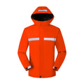 Men's Reflective Winter Safety Jacket - Warm, Breathable, Waterproof for Work & Outdoor | H2828