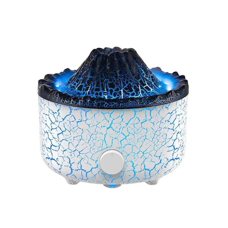 Lava Cracked Volcano Essential Oil Diffusor Jellyfish Spray Simulation Fire Flame Effect Air Humidifier Home Diffuser | V21b pro