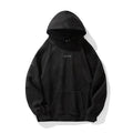 Unisex Heavy Suede Hooded Sweatshirt Retro American Style for Autumn & Winter Loose Fit Hoodie | L3848