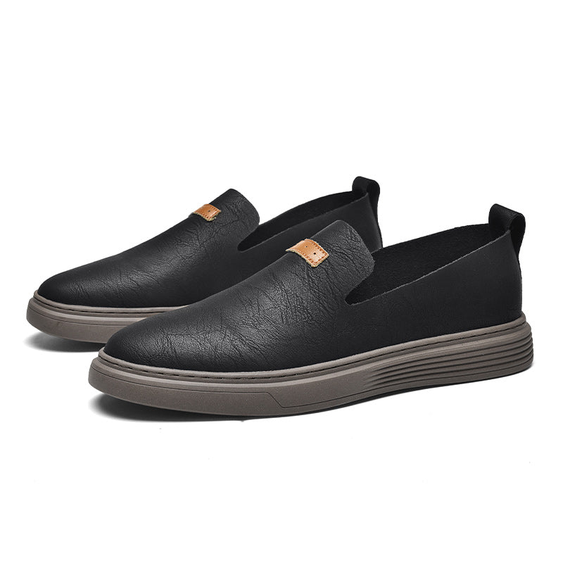 Scarpe da guida in pelle da uomo alla moda Scarpe casual in pelle Mocassini slip-on | 23004 