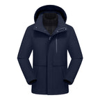 Dixiang Men's 3-in-1 Waterproof Hiking Jacket | 8000mm Seam-Taped Shell with White Goose Down Inner Layer | All-Season Outdoor Coat | J24688