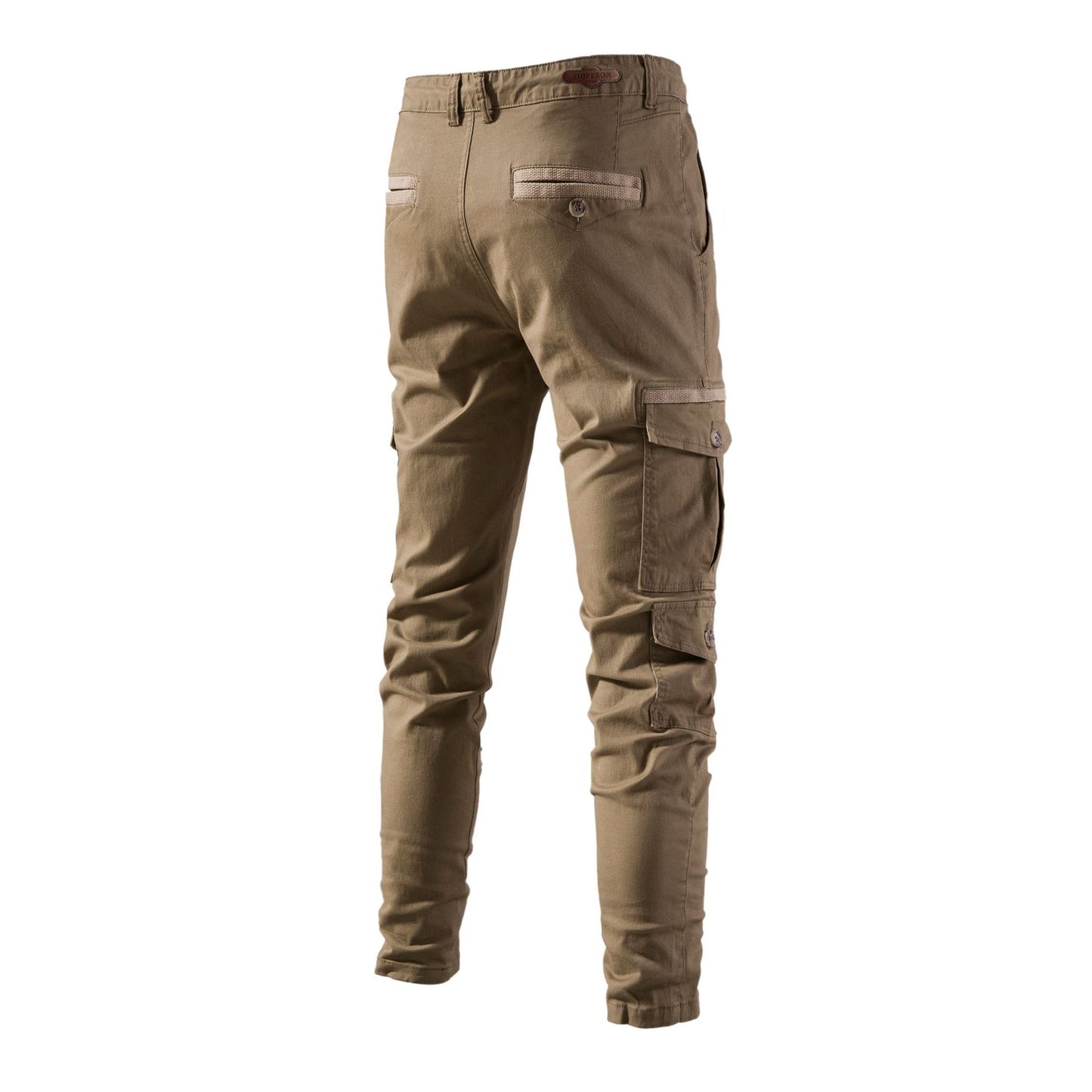 Men's Casual Breathable Spring And Autumn Solid Versatile Cargo Pants | PM32