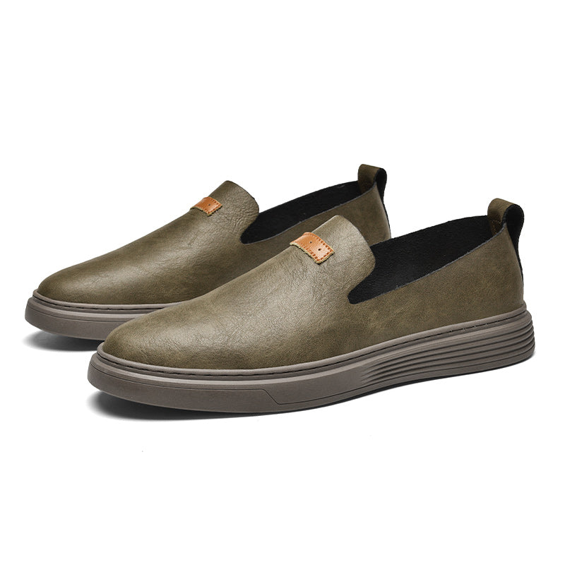 Scarpe da guida in pelle da uomo alla moda Scarpe casual in pelle Mocassini slip-on | 23004 