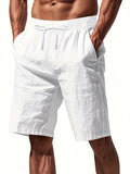 Breathable Men's Linen Shorts – Lightweight Summer Beach & Sport Casualwear| YFY-WW-2