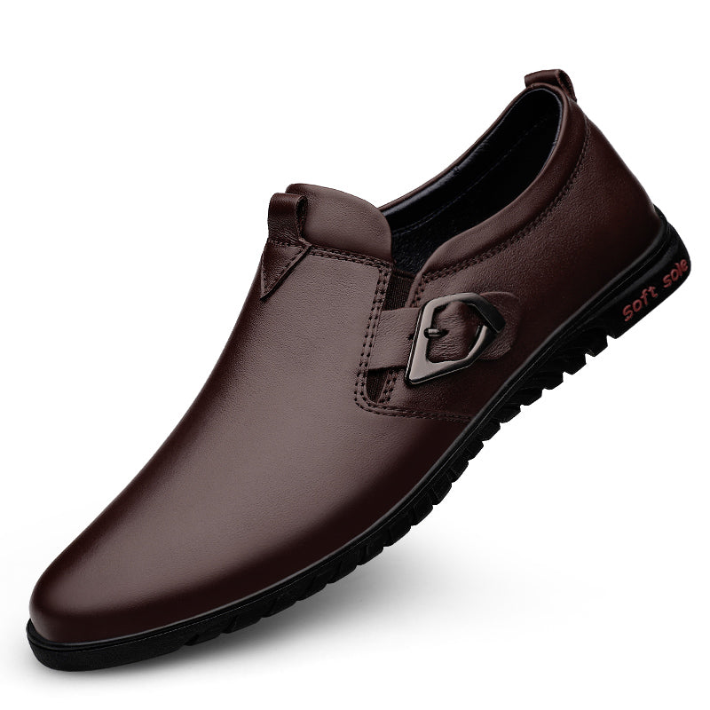 Scarpe casual da uomo traspiranti da guida, scarpe da sposa, mocassini slip-on in pelle | 23008 