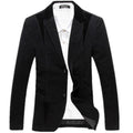 Men's Blazer Casual Oversize Coat Fashion Long Sleeve Blazer Slim Fit Suit Jacket | 8012