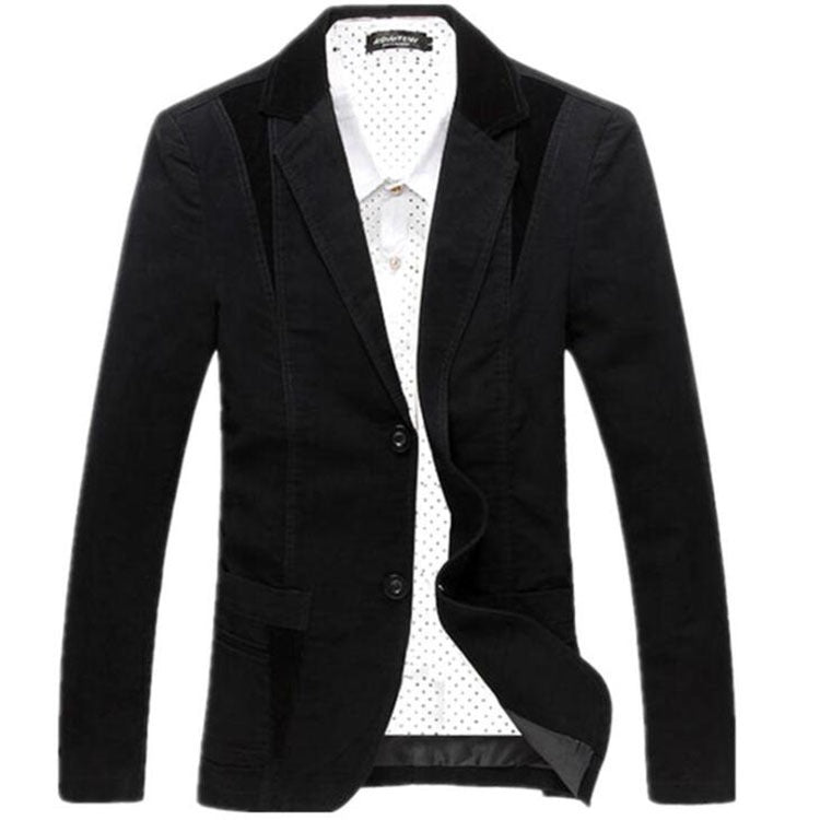 Men's Blazer Casual Oversize Coat Fashion Long Sleeve Blazer Slim Fit Suit Jacket | 8012