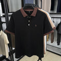 Men's Oversize Polo Shirt | Casual Golf Knit Tee Breathable Polo Shirt |