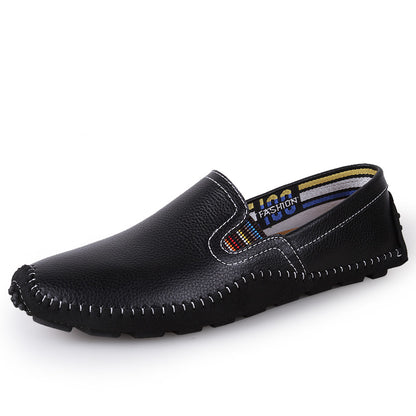 Men Hand-Stitched Urban Chic Slip On Loafers Drive Walking Shoes | 9898