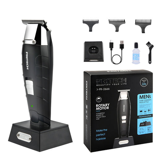 Professional Rechargeable DC Hair Trimmer Precision Grooming for Men | PR-2666