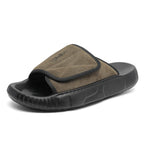 Men’s Suede Leather Fisherman Sandals | Outdoor Slide Slippers with Arch Support | Summer Beach Casual Shoes for Men | T98-1