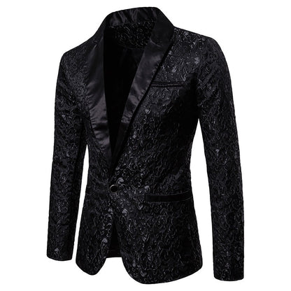 Men Blazers Banquet Party Prom Ball Slim Fit Wedding Tuxedo Suit Shawl Lapel Jackets | XZ32