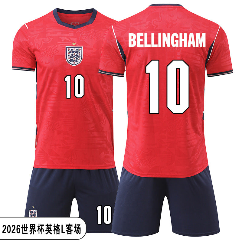 2026 England National Team Kids Soccer Jersey Set | World Cup Training & Match Football Kit for Boys & Girls Outfit Set | YGL2026