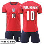 2026 England National Team Kids Soccer Jersey Set | World Cup Training & Match Football Kit for Boys & Girls Outfit Set | YGL2026