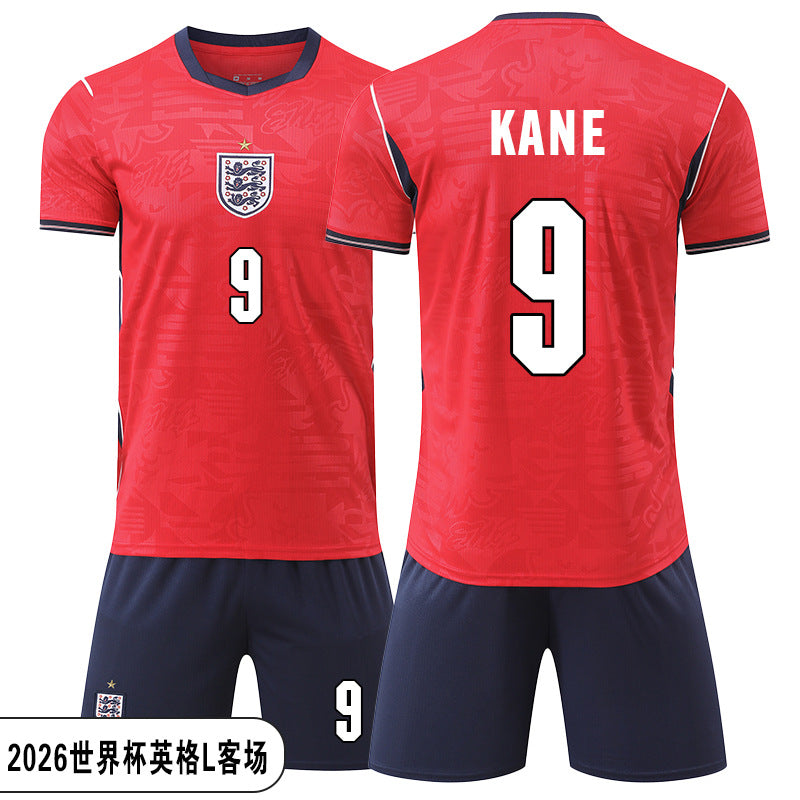 2026 England National Team Kids Soccer Jersey Set | World Cup Training & Match Football Kit for Boys & Girls Outfit Set | YGL2026