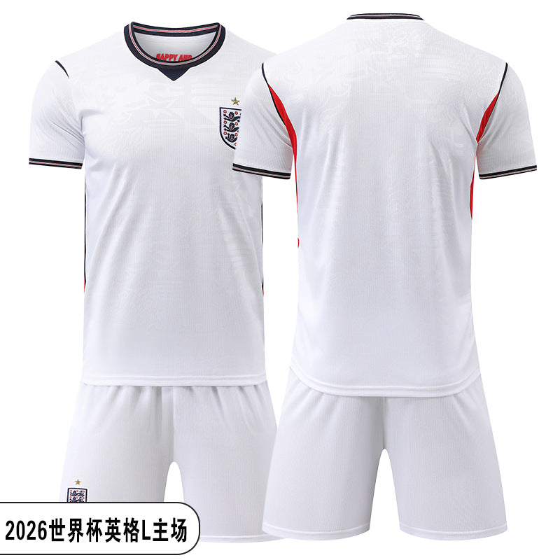 2026 England National Team Kids Soccer Jersey Set | World Cup Training & Match Football Kit for Boys & Girls Outfit Set | YGL2026