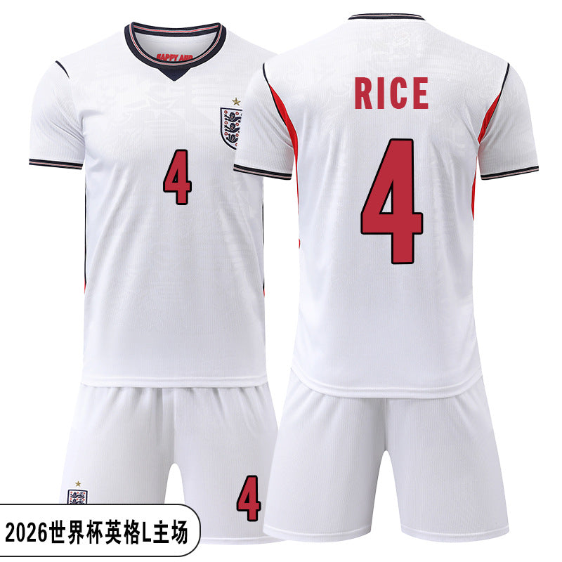 2026 England National Team Kids Soccer Jersey Set | World Cup Training & Match Football Kit for Boys & Girls Outfit Set | YGL2026