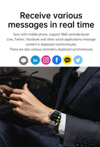 Men's AMOLED HD Screen Watch Smart Bluetooth Calling Sports Smartwatch | BW0408