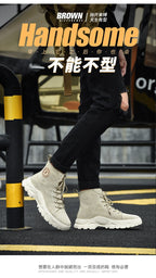 Men's Martin Boots – High-Top Retro British Style Winter Trendy Shoes | 8909