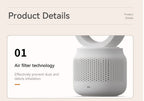 Multi-Functional Leafless Jet Fan Water Spray Vertical Summer Ultrasonic Cooling Humidifier Fan | HX87