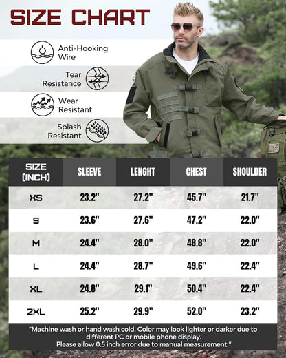 Premium Quality Military Jacket Outdoor Tactical Waterproof Men’s Storm Trooper Top Jackets Outwear Plus Size Coat | JK01