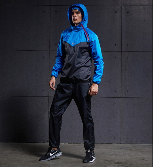 Premium Quality Sauna Suit for Men Sauna Jacket Pant Gym Workout Sweat Suits | TC2882