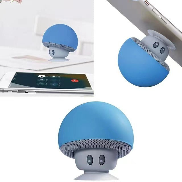 Wireless Mini Bluetooth Speaker Mushroom Head Portable BT Speaker Suction Cup Mobile Phone Tablet Subwoofer | 2023