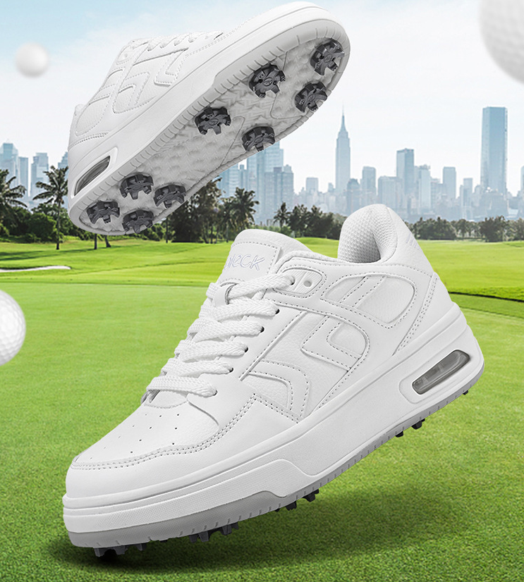 Unisex Waterproof Anti-slip Golf Shoes Professional Spiked Sneakers Athletic Casual Trainers| X73