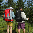 65+5L Outdoor Hiking Backpack – Large Capacity Waterproof Trekking Rucksack with Reflective Strips & Expandable Design | 2201