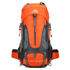 65+5L Outdoor Hiking Backpack – Large Capacity Waterproof Trekking Rucksack with Reflective Strips & Expandable Design | 2201